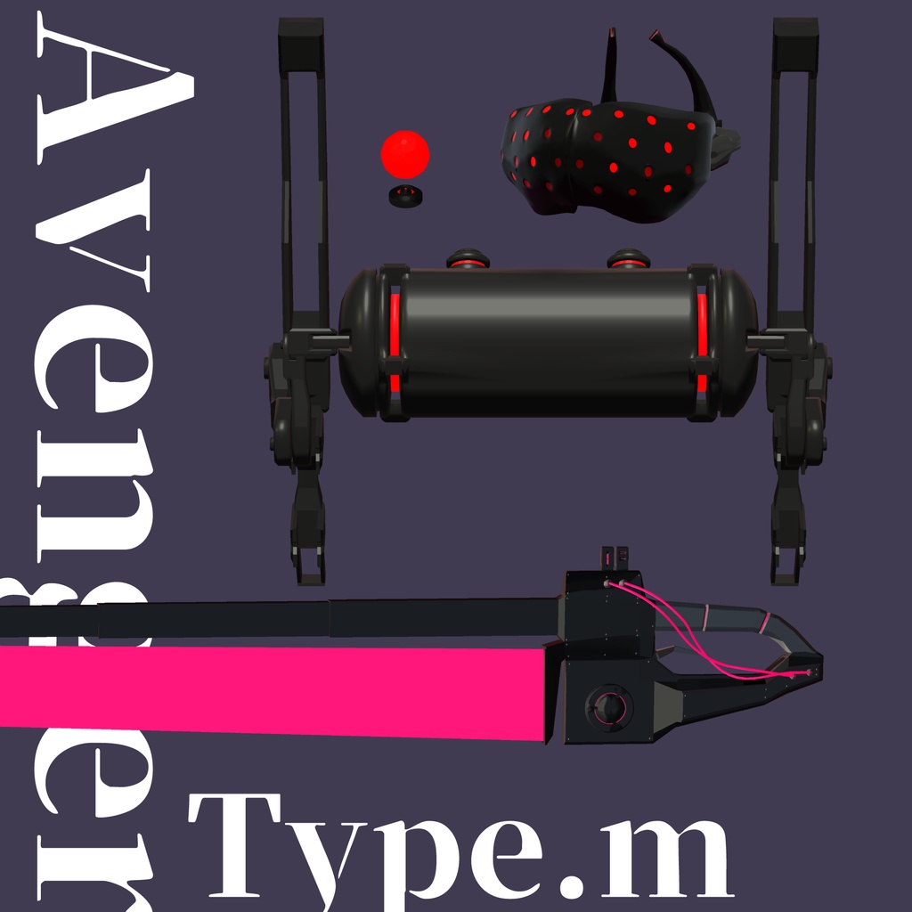 【サポート終了】エモ.Another with Avenger Bundle ver.1.01【VRアバター3Dモデル】