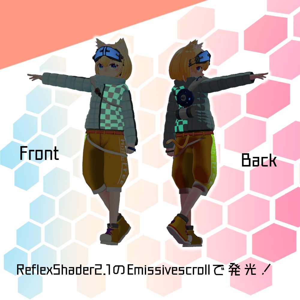 【サポート終了】ヒツキ v1.03【VRアバター3Dモデル】