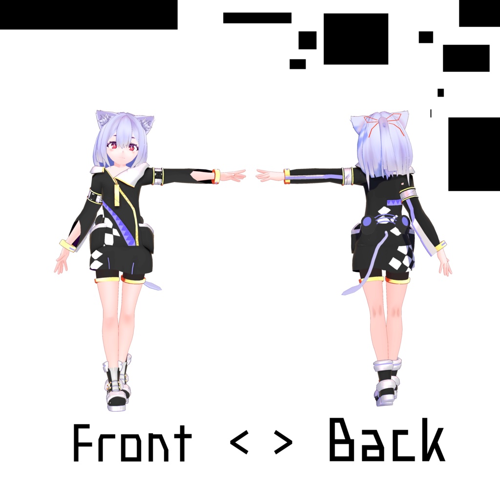 【サポート終了】ギオン v1.01【VRアバター3Dモデル】