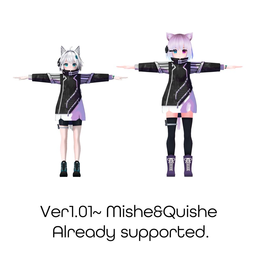 mimino-tech v1.01【みみのちゃん向け着せ替えモデル】