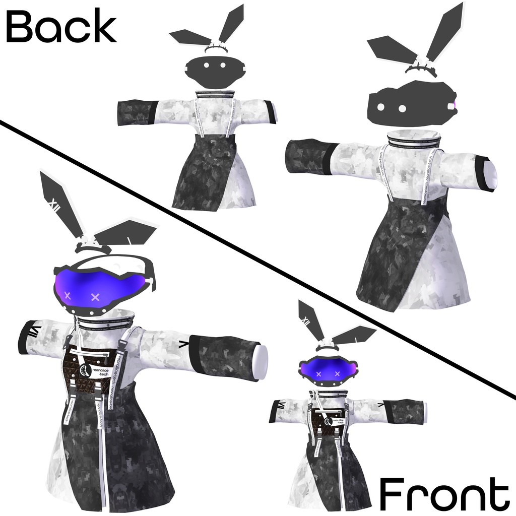 rearalice-tech v1.02【DLC No.1配信】【リアアリスちゃん向け着せ替えモデル】