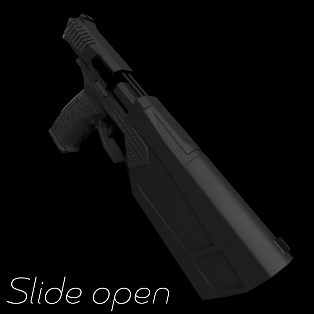 Minimamu45 v1.0【ハンドガン3Dモデル】