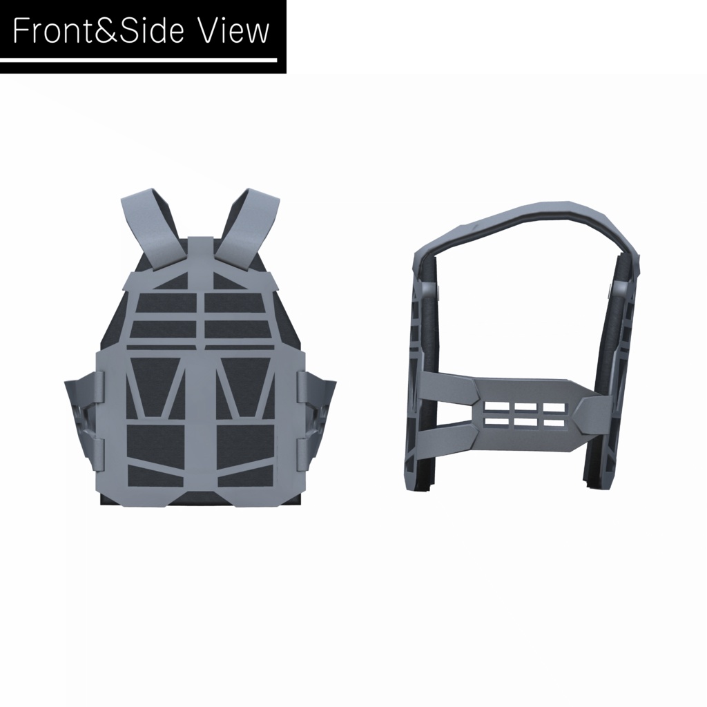 AL-LW Platecarrier【VRアバター向け】