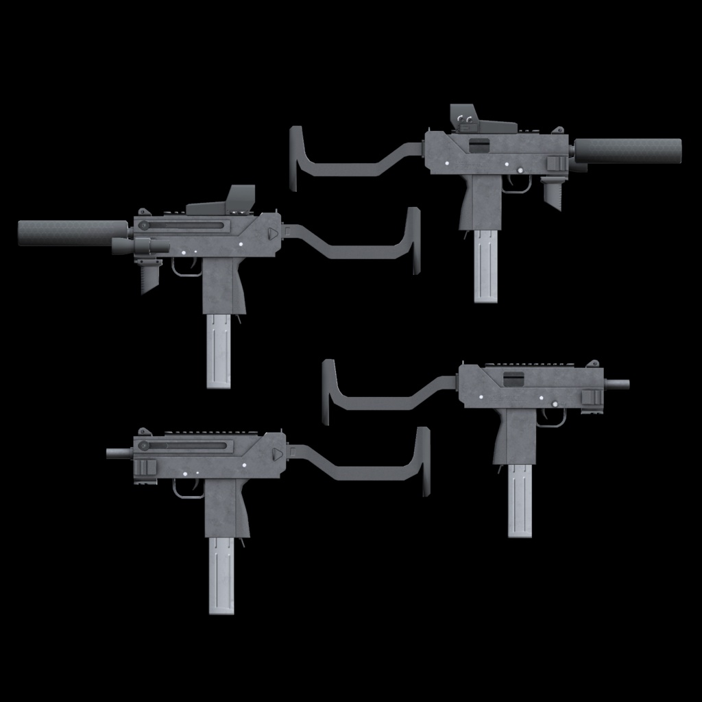 ALT9QMP 【SMG3Dモデル】