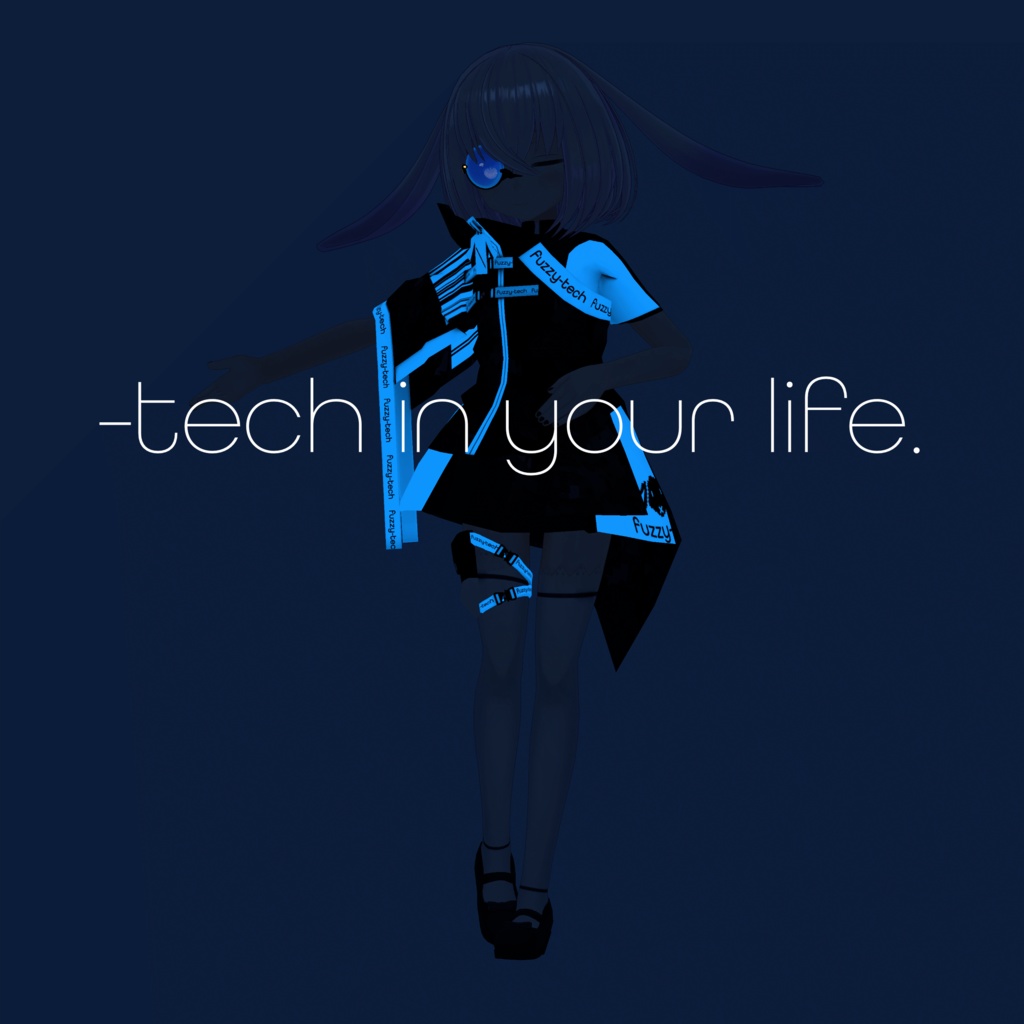 【PB未対応】fuzzy-tech v1.0【ファジーちゃん向け着せ替えモデル】