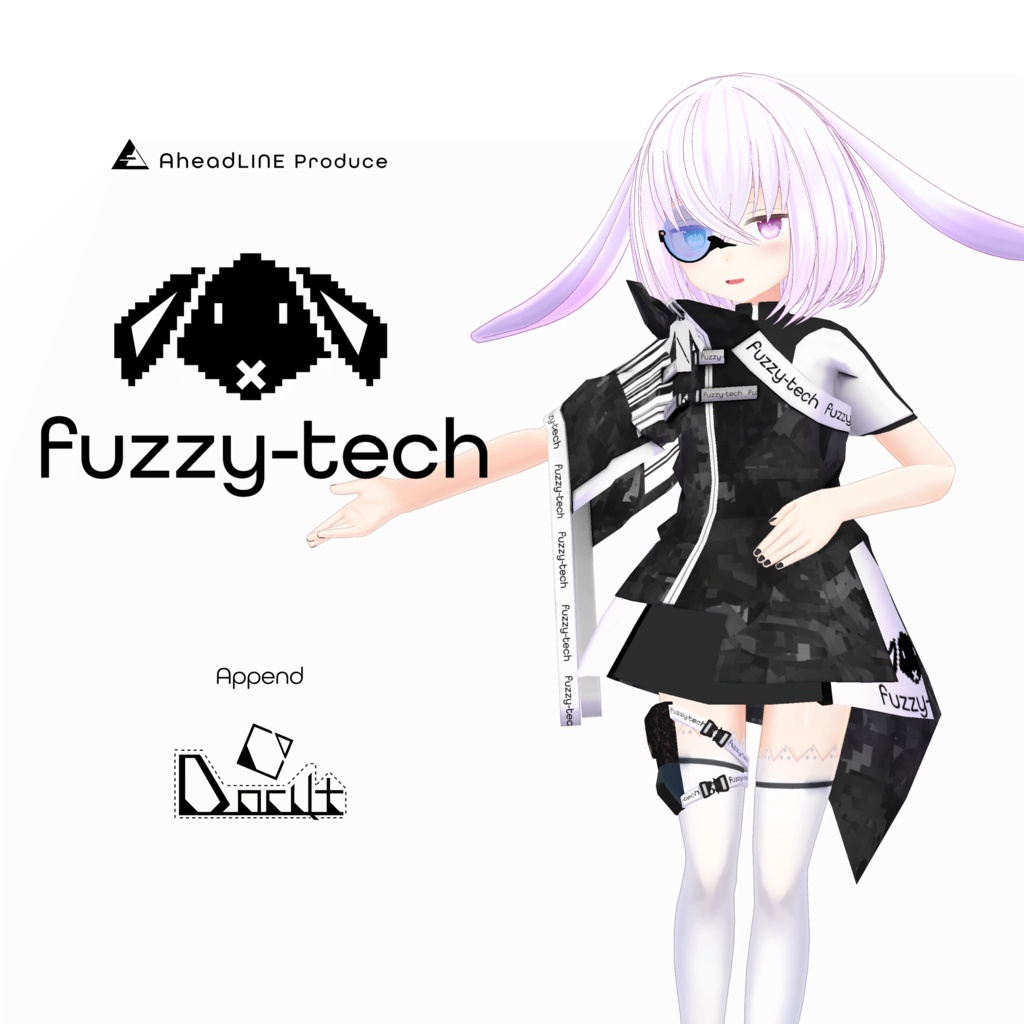 【PB未対応】fuzzy-tech v1.0【ファジーちゃん向け着せ替えモデル】