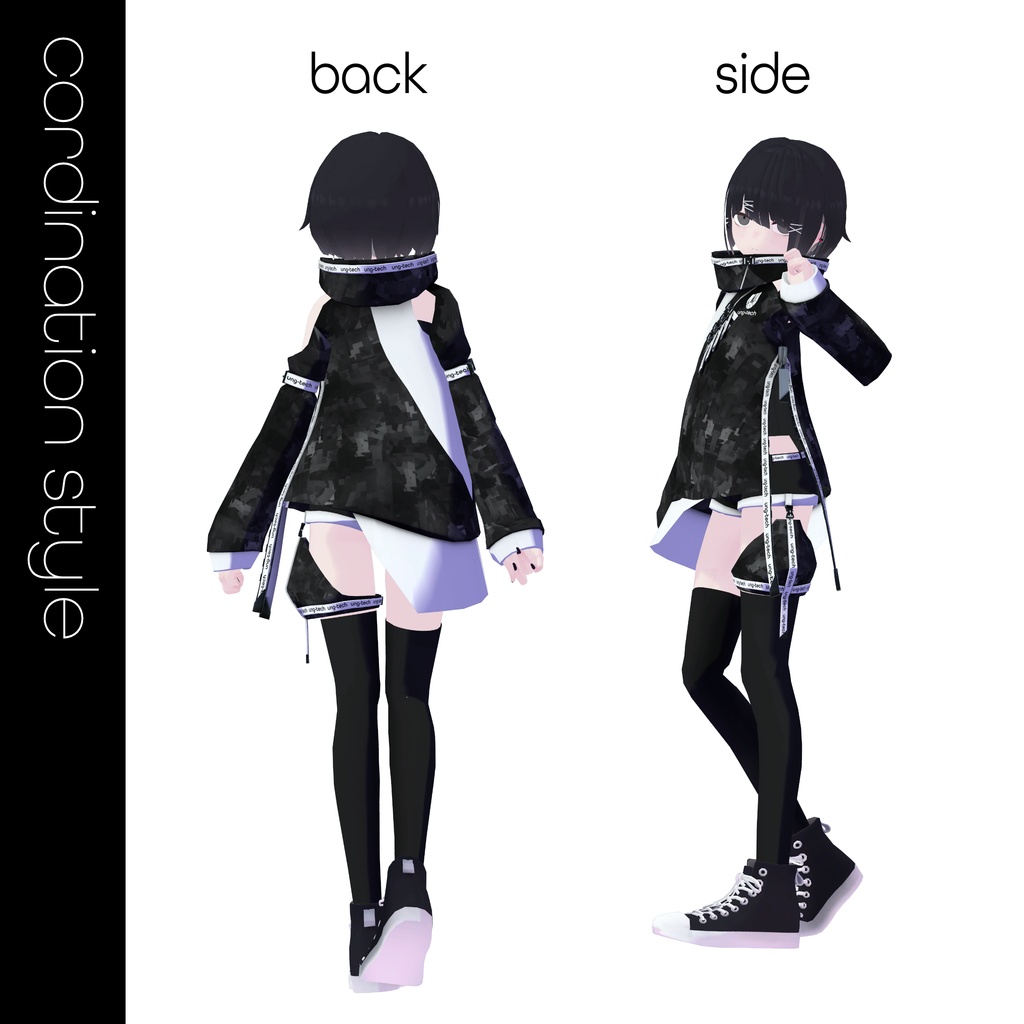 【PB未対応】ung-tech v1.1【アングラの子向け着せ替えモデル】