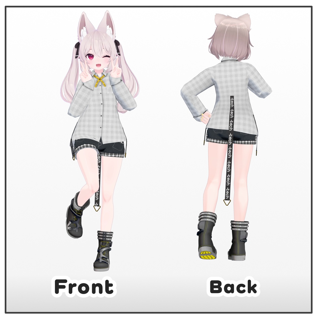 【7アバター対応】-tech CampusShirt v1.00