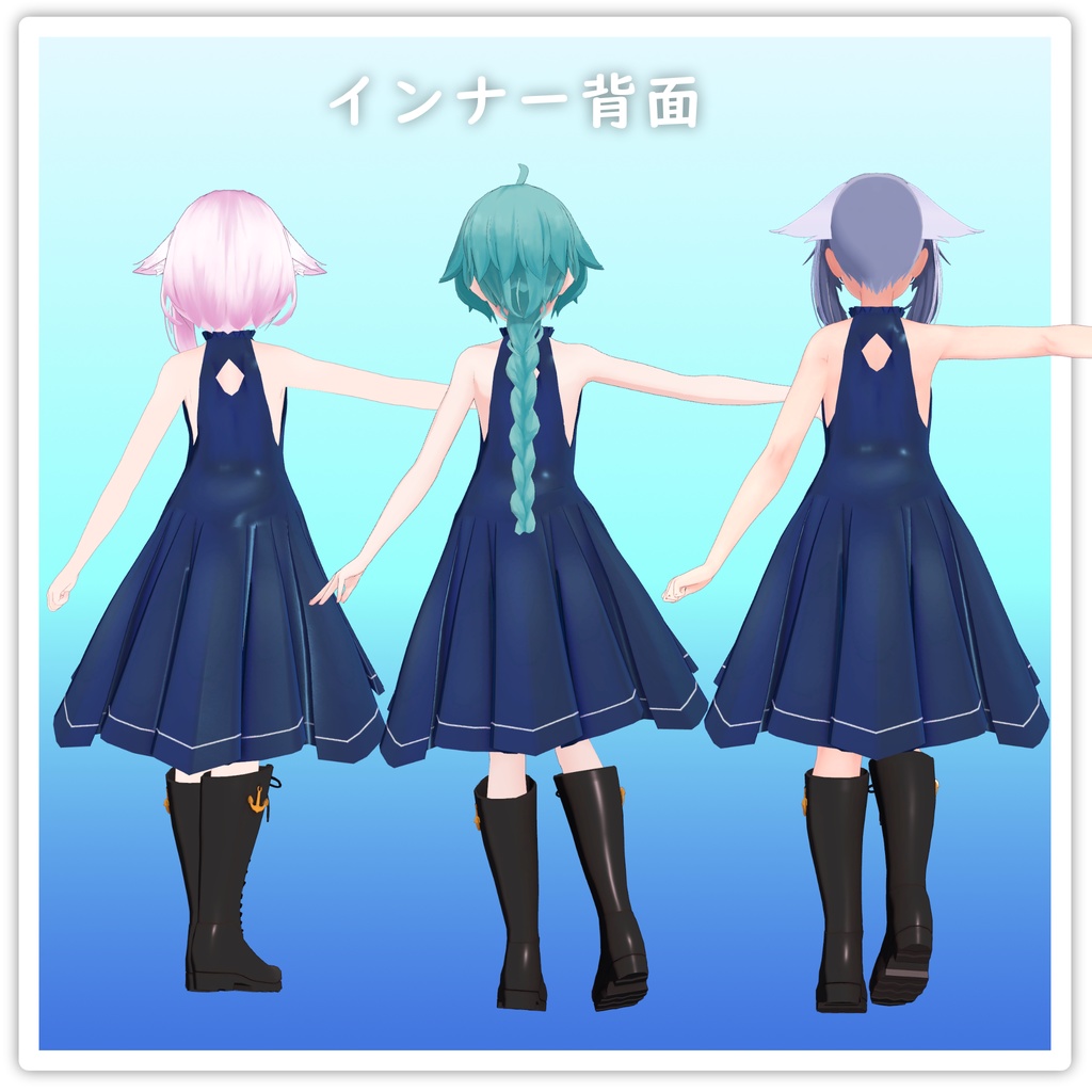 【7アバター対応】MarineDress-Sailor-
