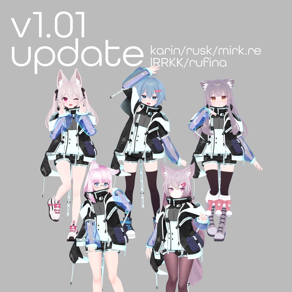 【17アバター対応】sapphy-tech v1.04