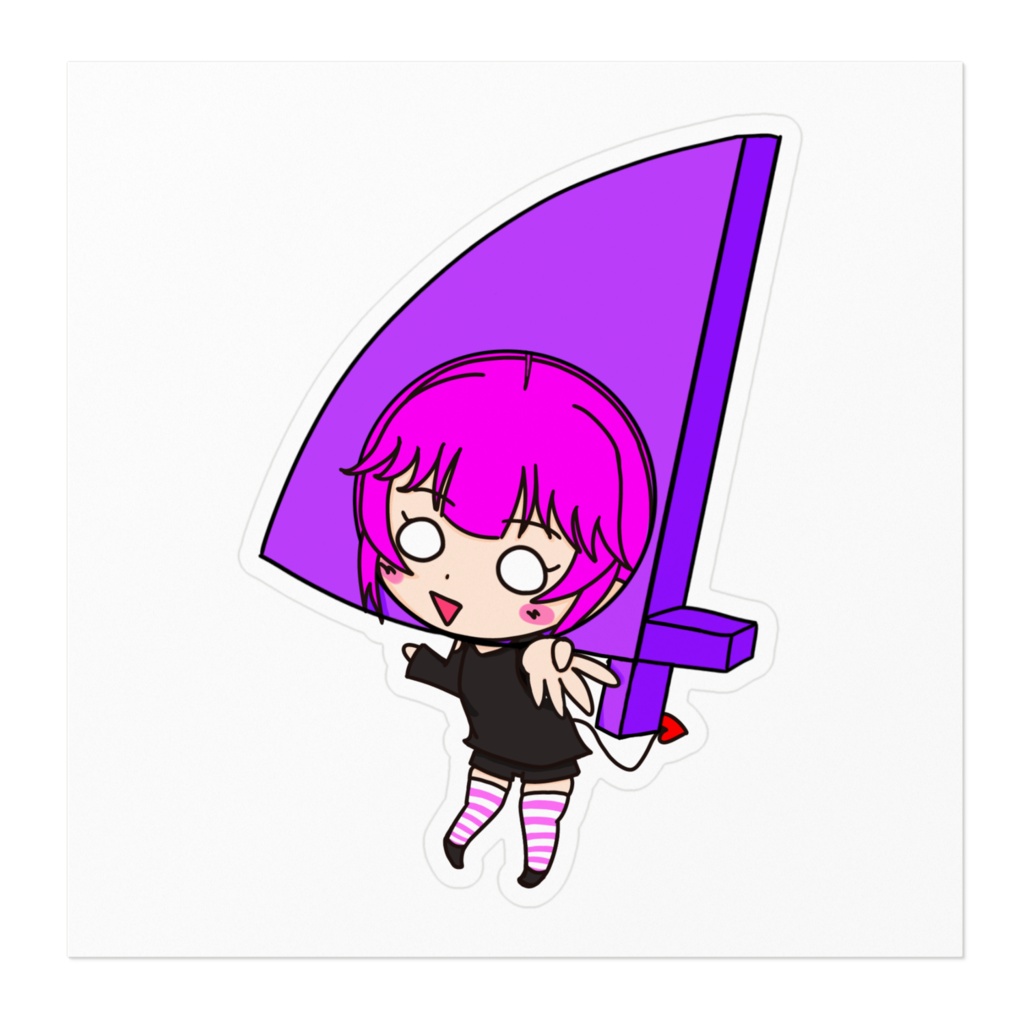 むぎちょこステッカーD