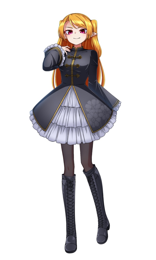 【フリー立ち絵】チャイナ風ロリータ吸血鬼