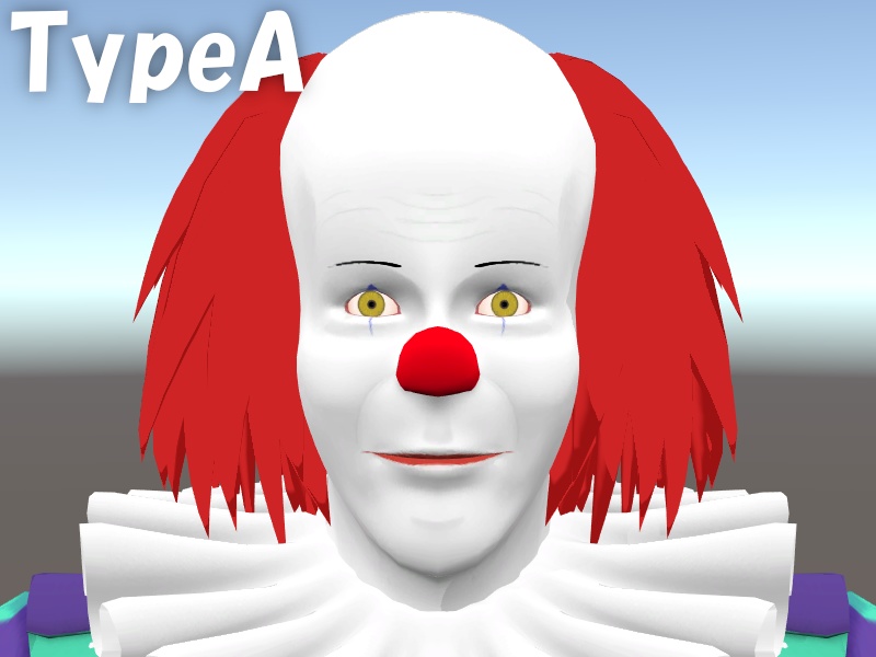 【FBX / VRM】ペニーワイズ 3Dモデル