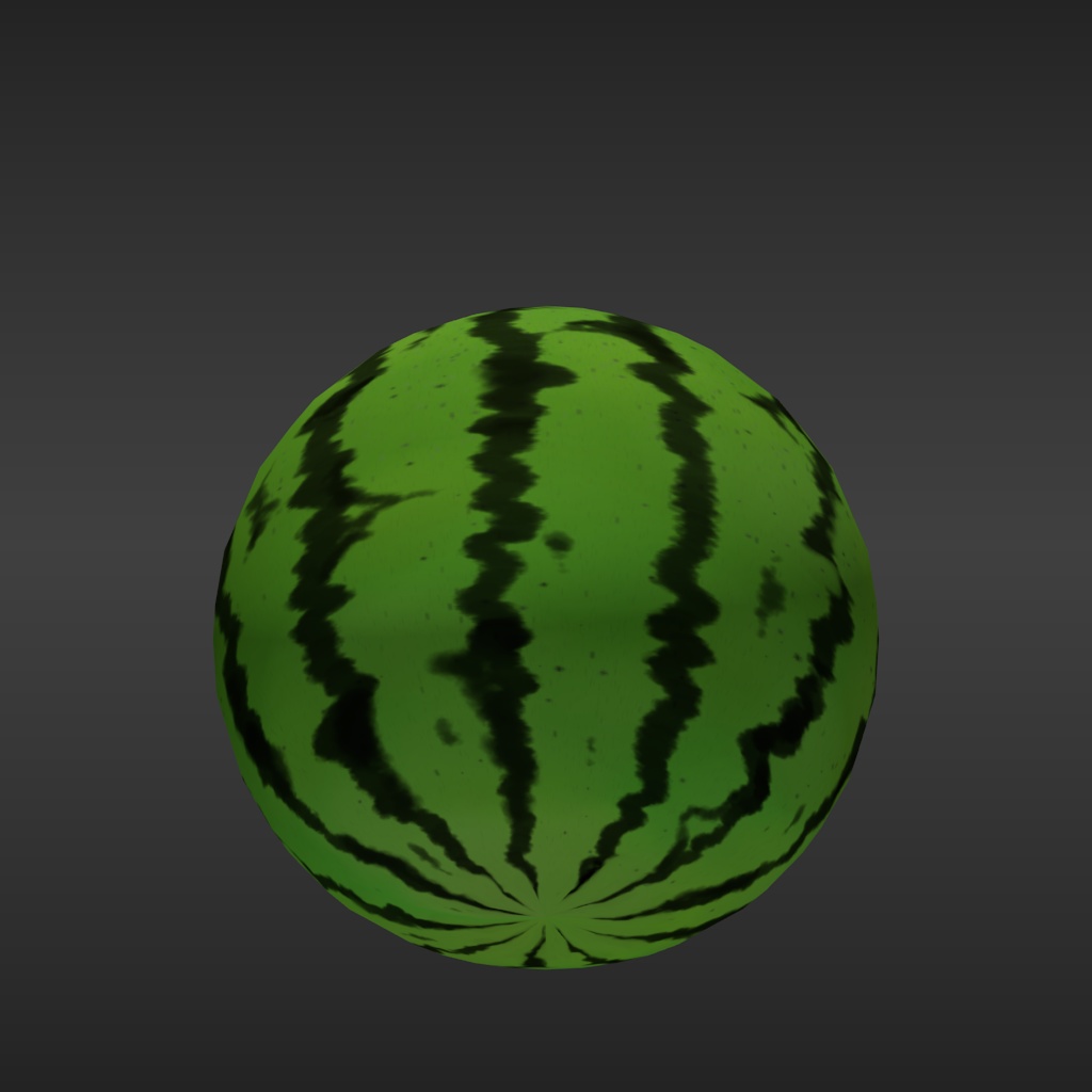 【FBX】スイカ【スイカ割り・スイカ食べセット有り】