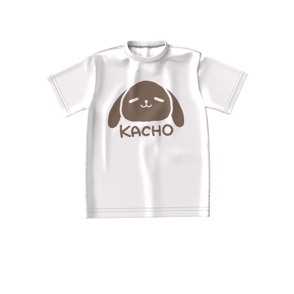 かちょー ビッグシルエットTシャツ(白)