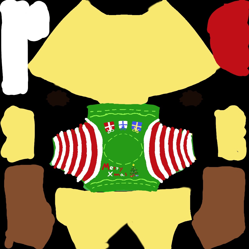 VRChat Default Avatar - Arnold + Xmas