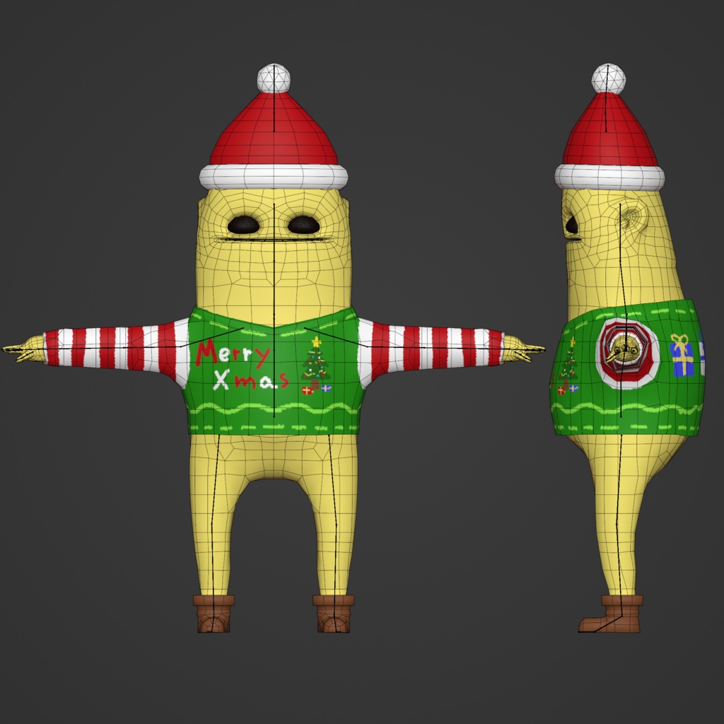 VRChat Default Avatar - Arnold + Xmas