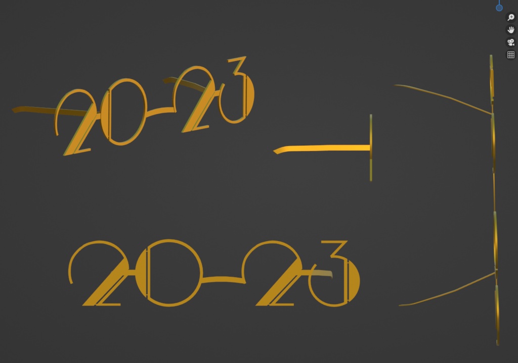 2023 New Years Novelty Glasses