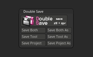 Double Save Zbrush Plugin