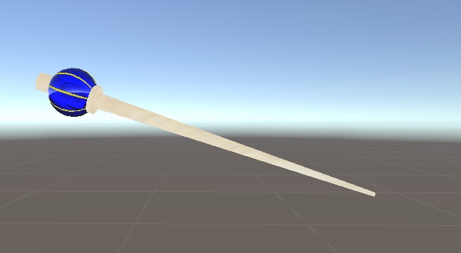 【VRC想定】ガラス玉のかんざし