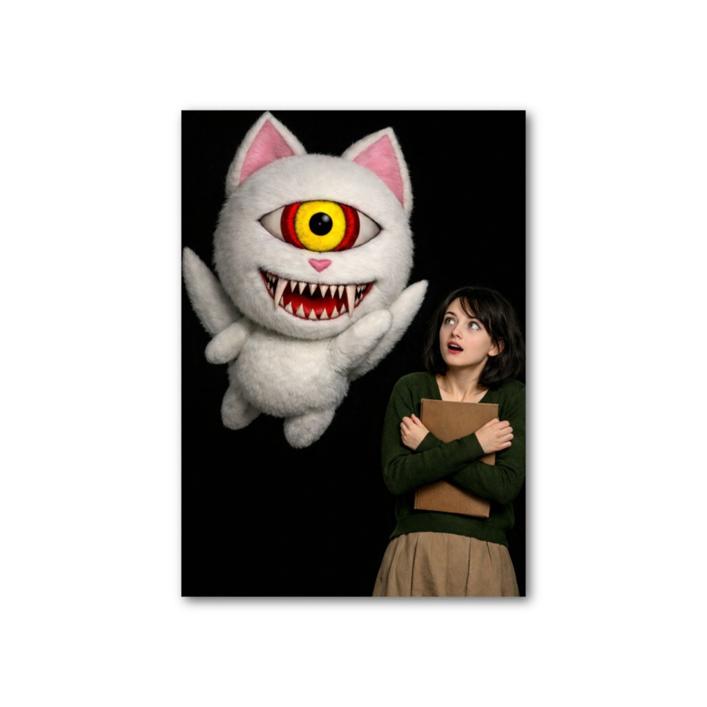 妖怪猫イチメ フォト風カード