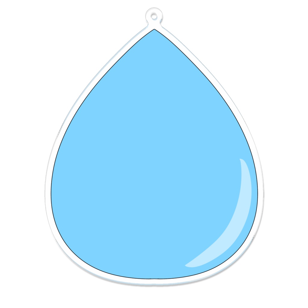 みず アクリルキーホルダー