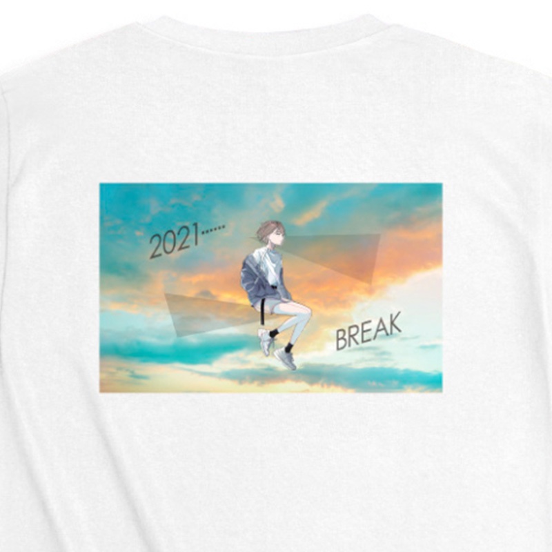 「BREAK」Tシャツ B