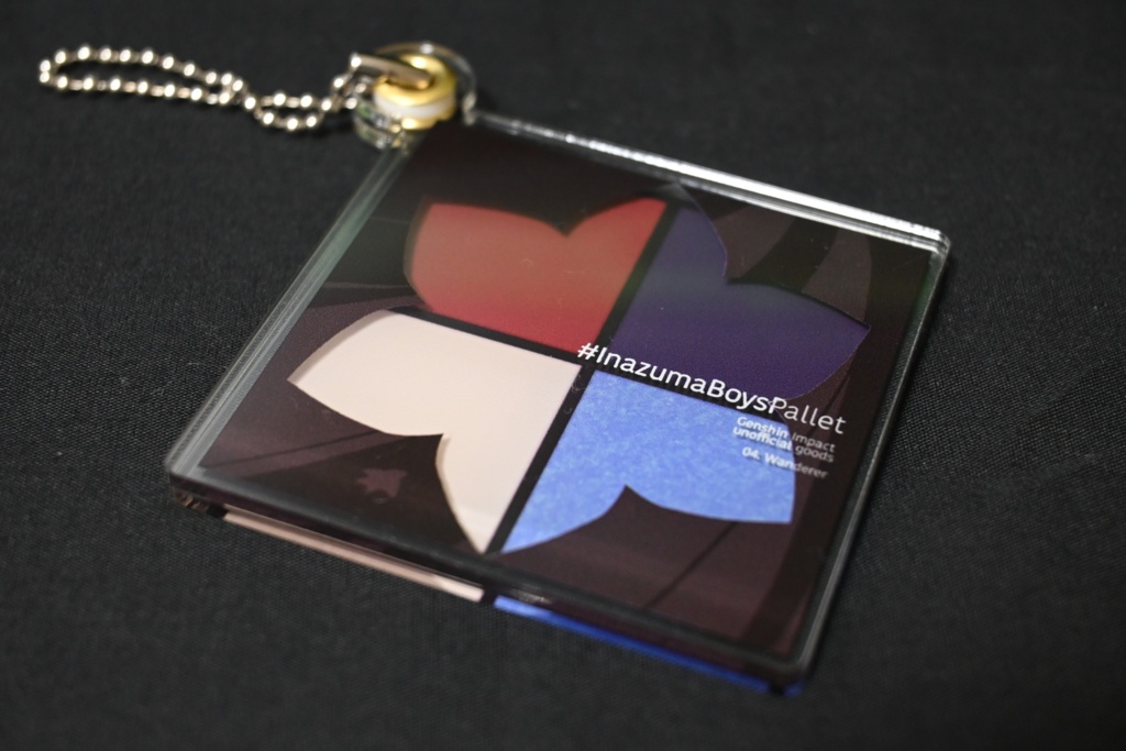 コスメパレット風スライドアクキー【超神ノ叡智2024】