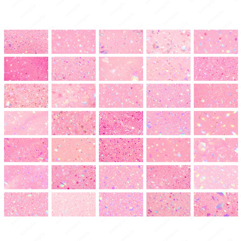 【背景素材】ピンクの輝くラメのおしゃれなグリッターテクスチャ100枚セット