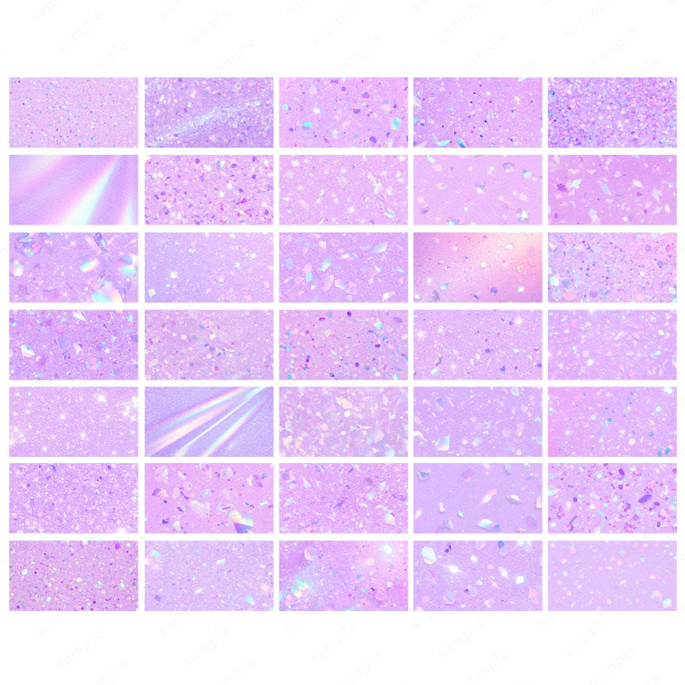 【背景素材】パープルの輝くラメのおしゃれなグリッターテクスチャ100枚セット