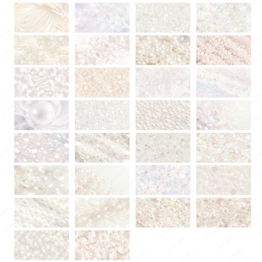 【背景素材】パールのゆめかわ×上品おしゃれなテクスチャ50枚セット