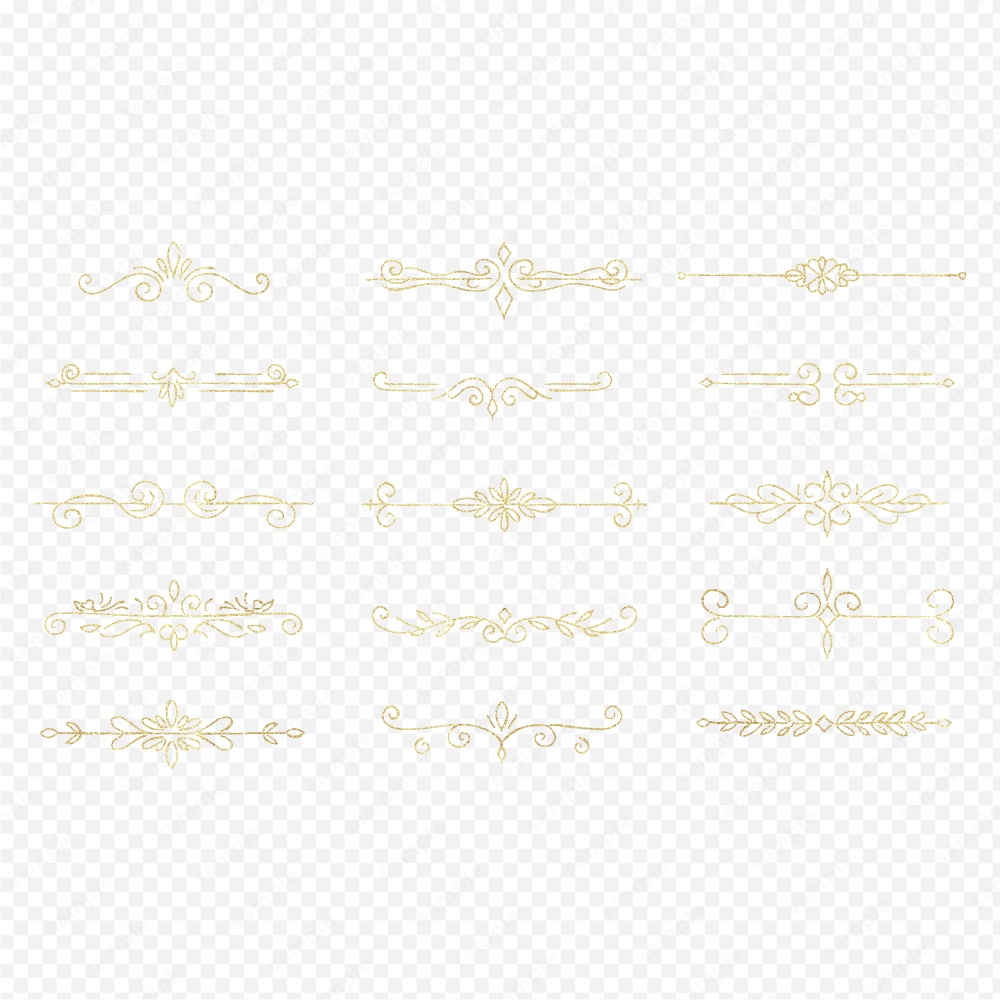 アンティーク調のフレームラインアート160パターン / 4色セット