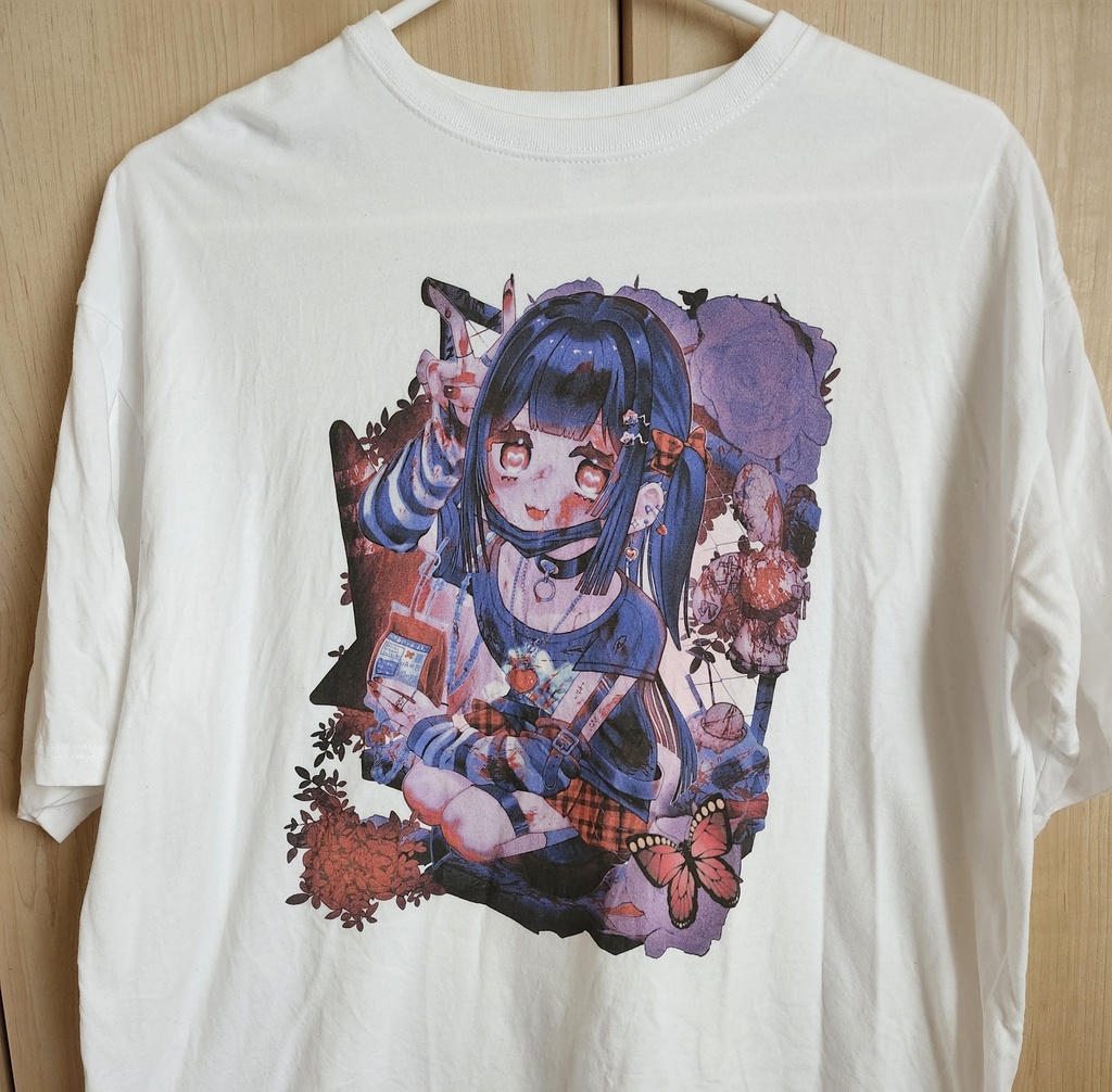 血まみれじゅーす ビッグシルエットTシャツ