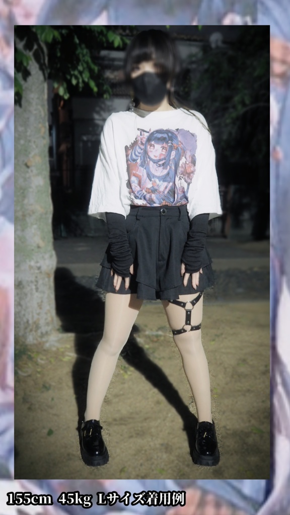 血まみれじゅーす ビッグシルエットTシャツ