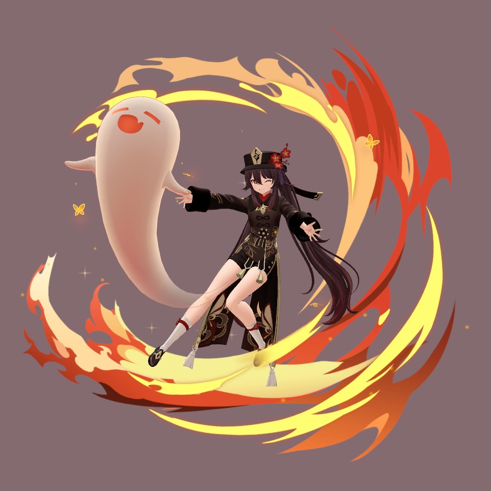 胡桃 AFK motion / (Hu tao) vrc afk motion