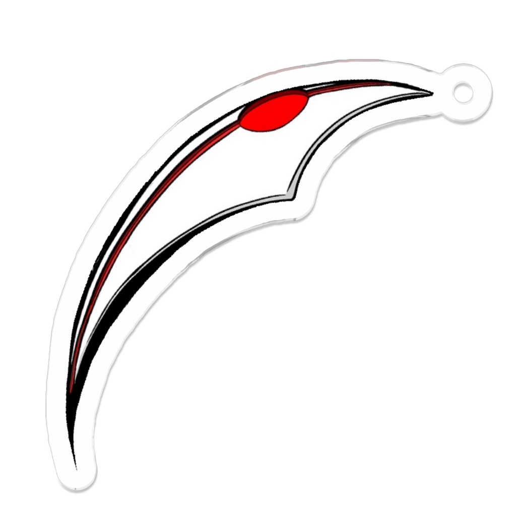 アクリルキーホルダー「白羅」