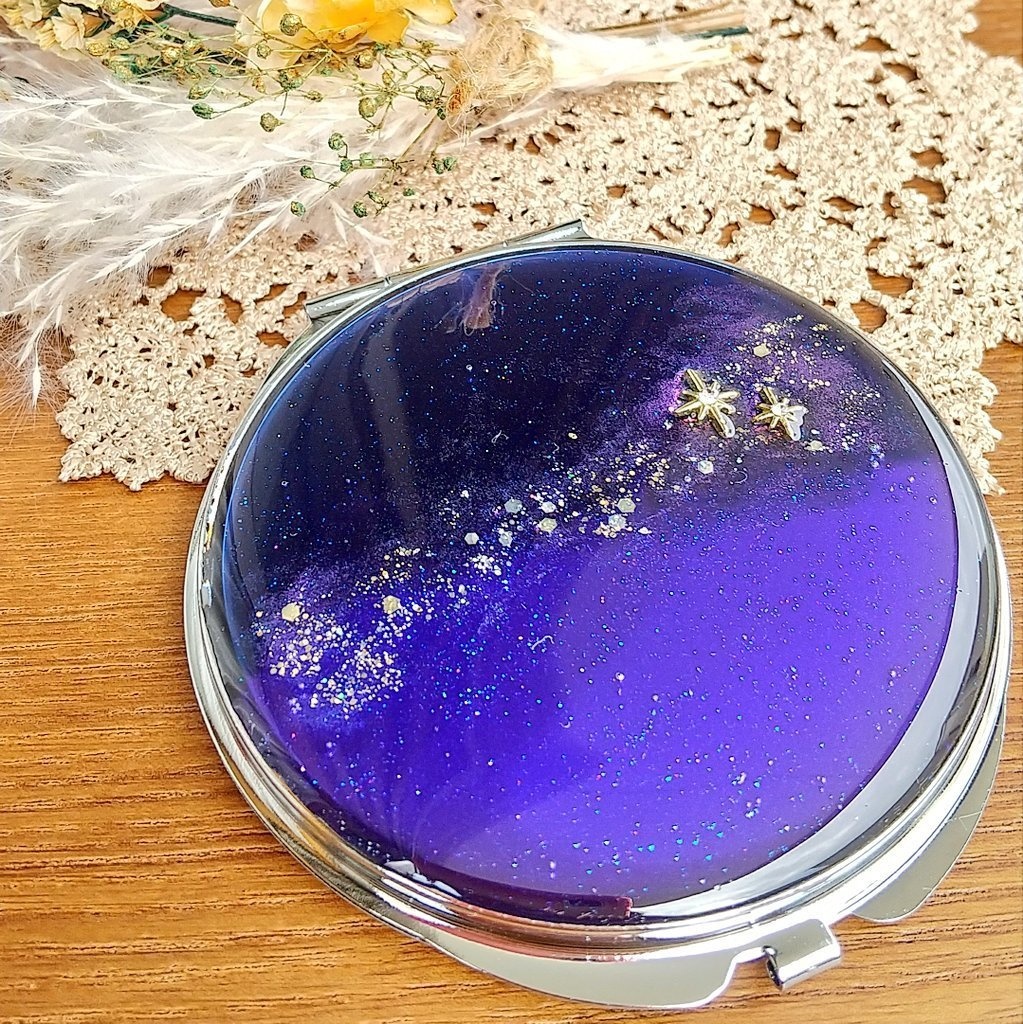 ふたつの流れ星ミラー(ゴールド)