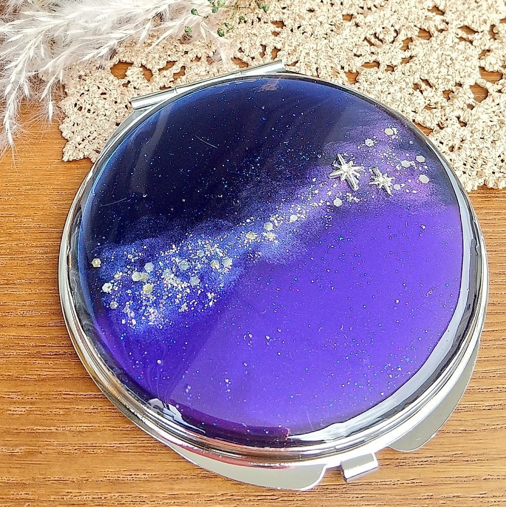 ふたつの流れ星ミラー(シルバー)