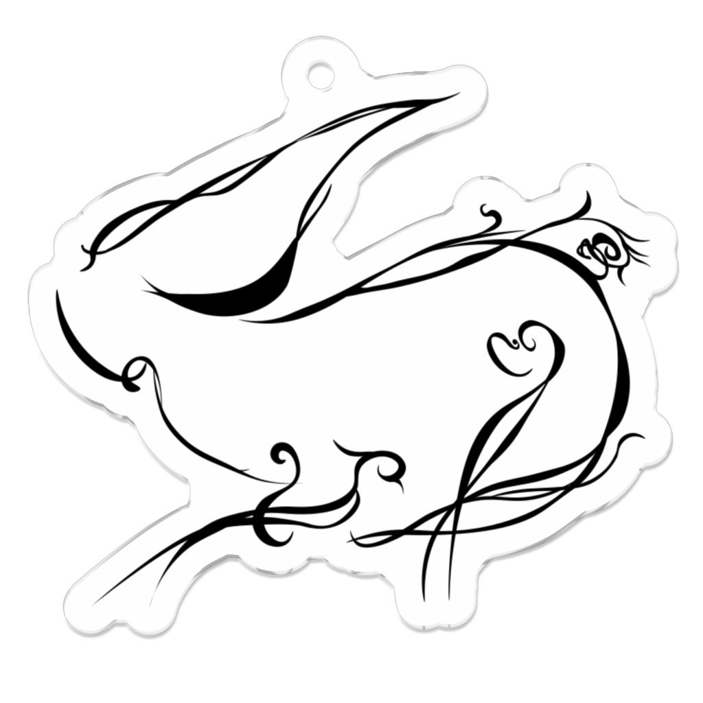 アクリルキーホルダー_ proxy rabbit