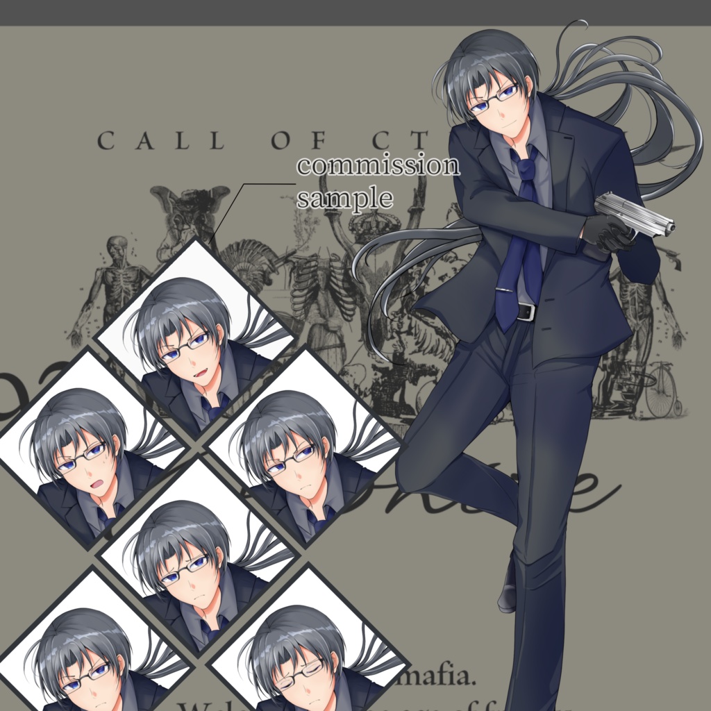 TRPG立ち絵イラスト