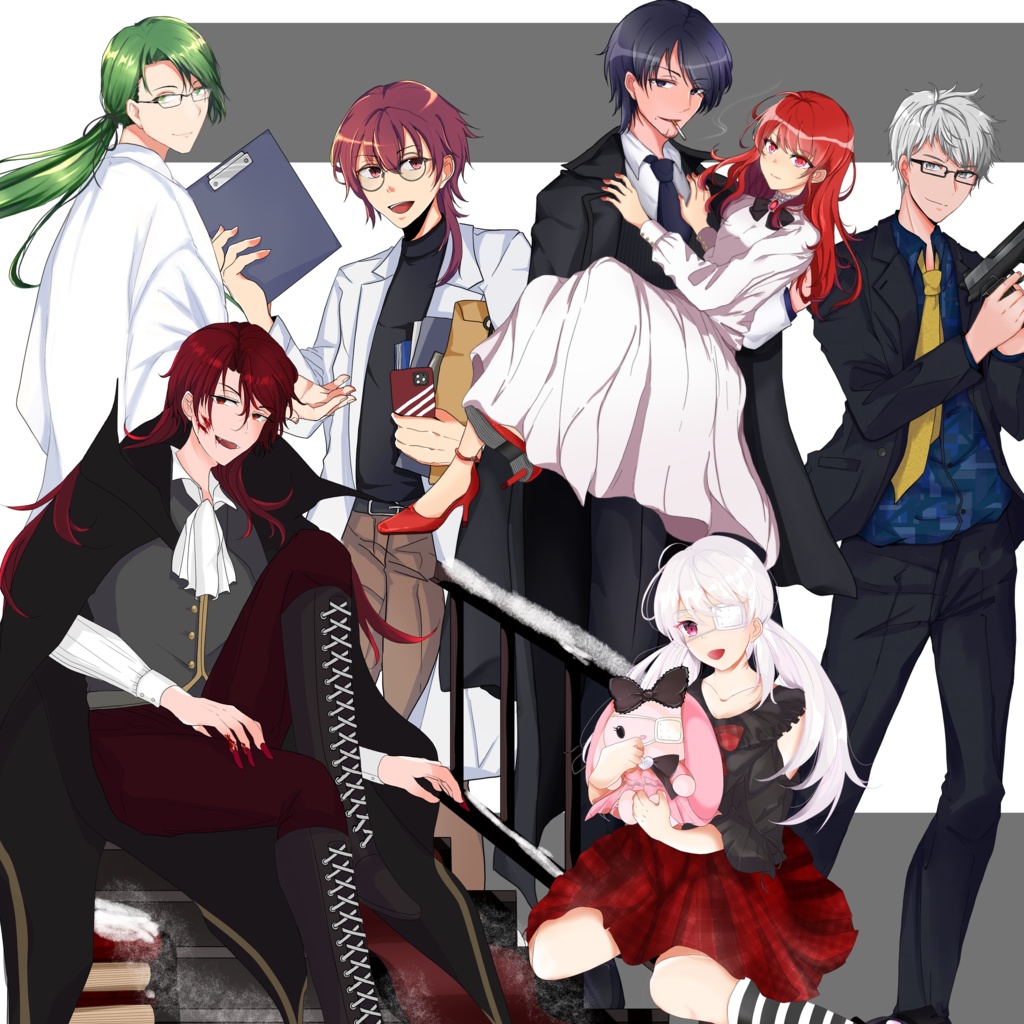 TRPG立ち絵イラスト