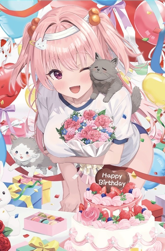 【8/9まで限定💗予約注文💗】2026年MOMOKA。お誕生日記念　B2/B3/A4タペストリー