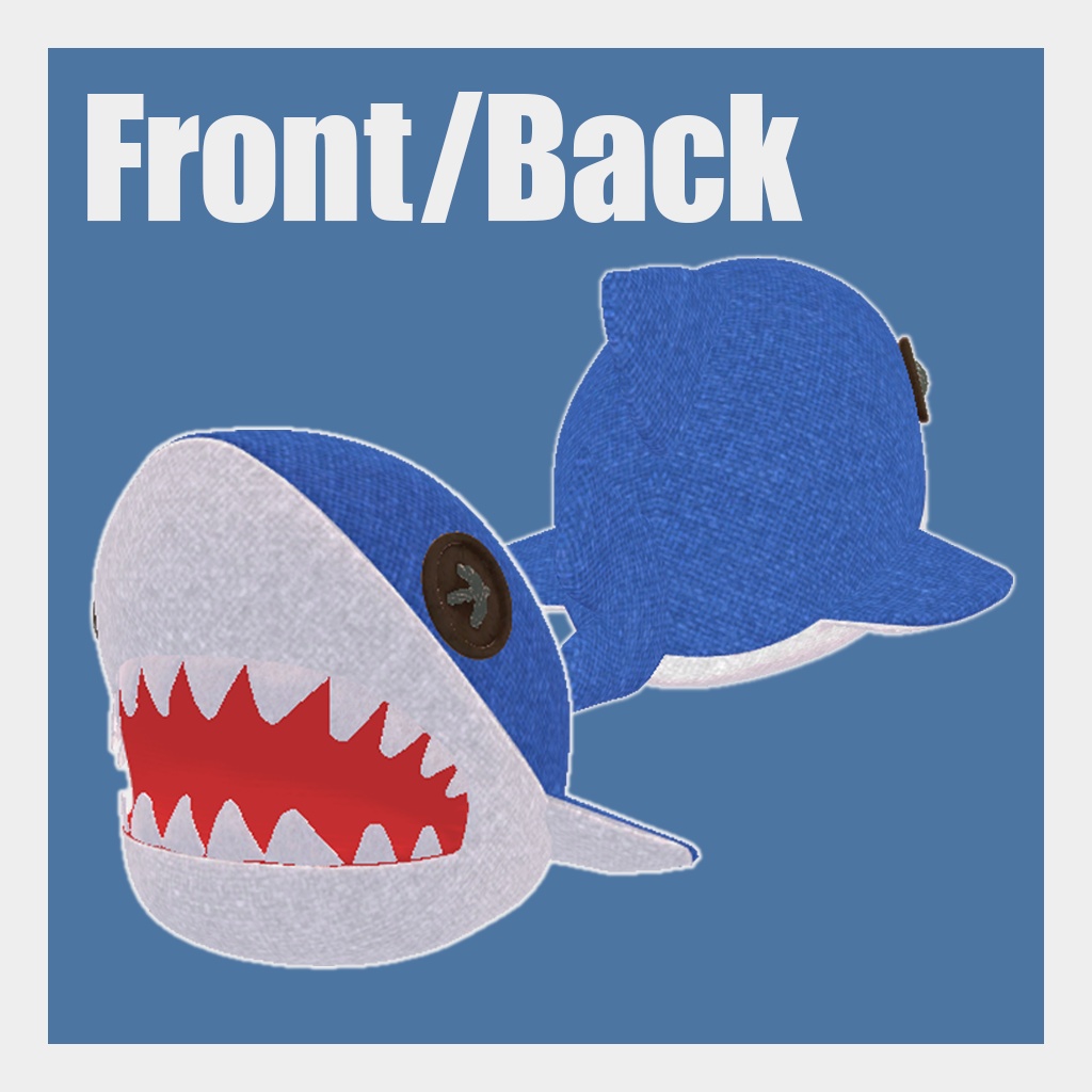 【3Dモデル】さめライダー【Quest対応】