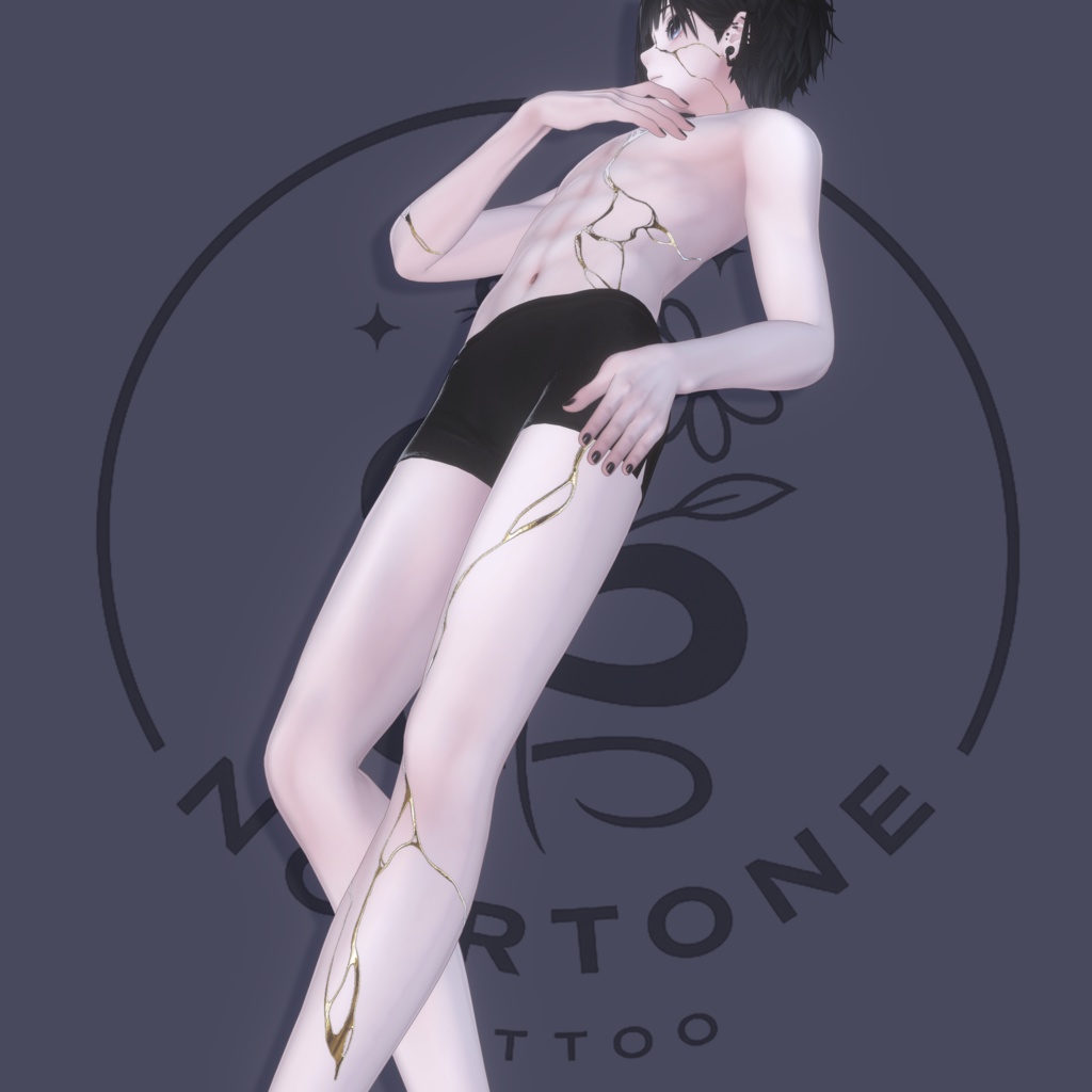 【泣夜対応】Kintsugi Tattoo #Noirtone #期間限定無料