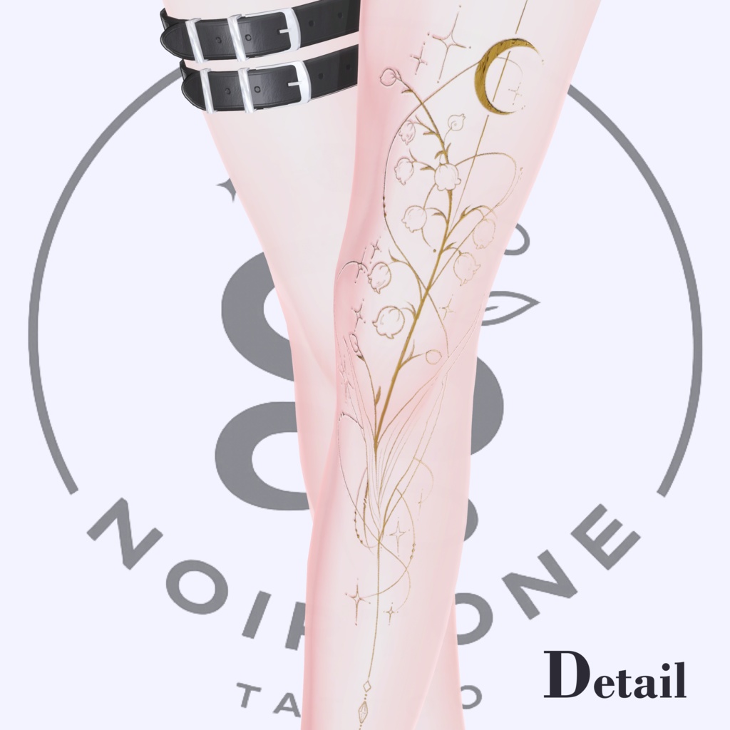 【海咲対応】-May Lily- Tattoo #Noirtone 24H限定無料
