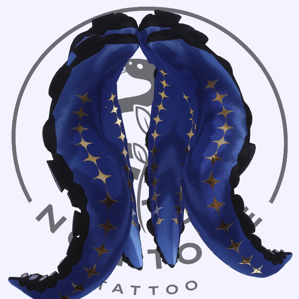【アハトナハト 用】🌙Halo Sigil Tattoo #Noirtone