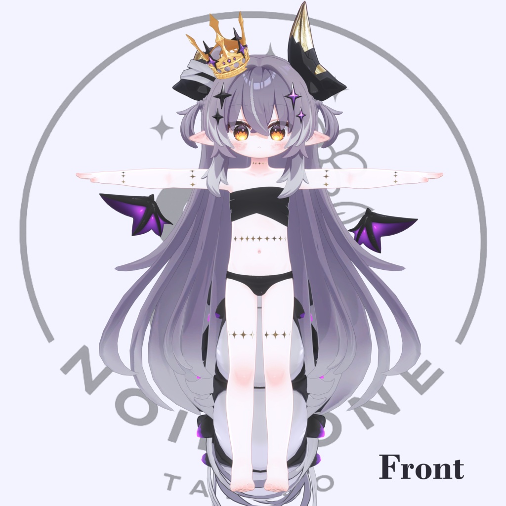 【メルヴィ 用】🌙Halo Sigil Tattoo #Noirtone