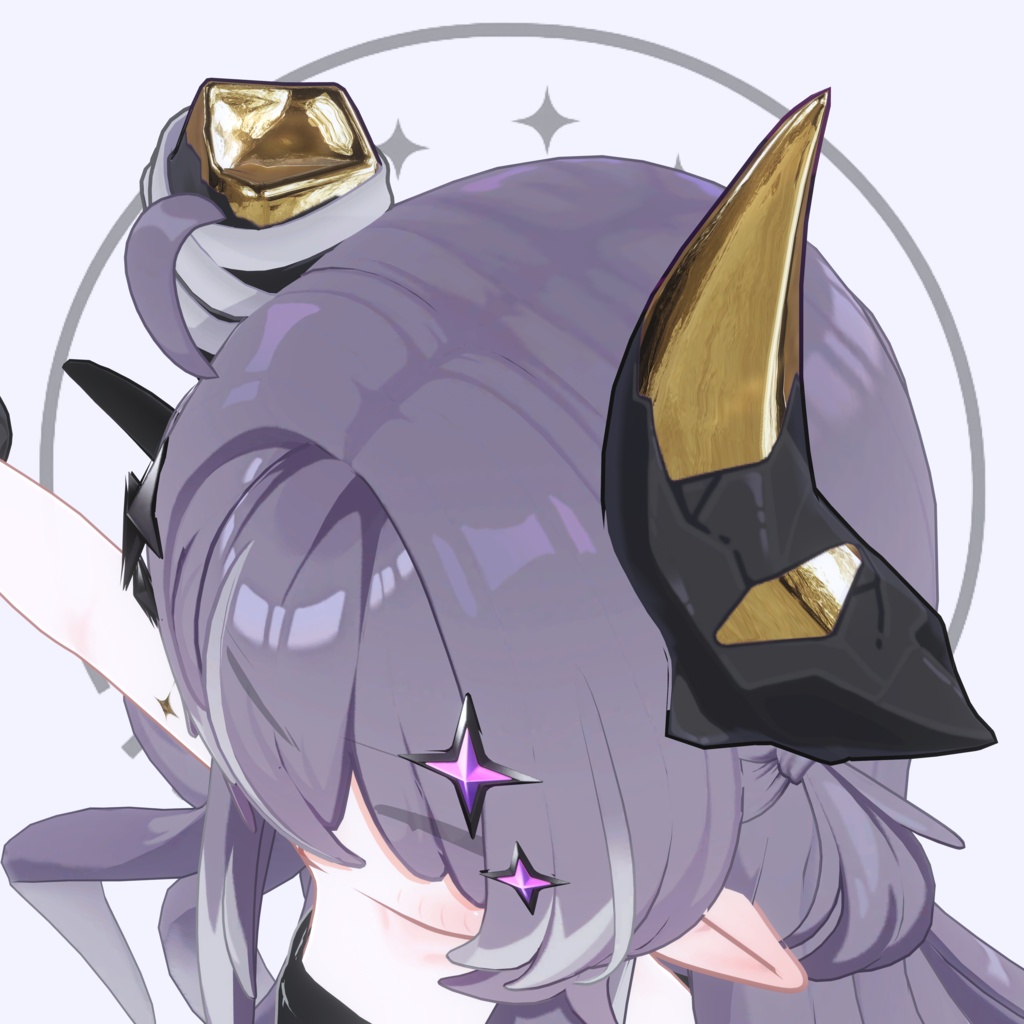 【メルヴィ 用】🌙Halo Sigil Tattoo #Noirtone