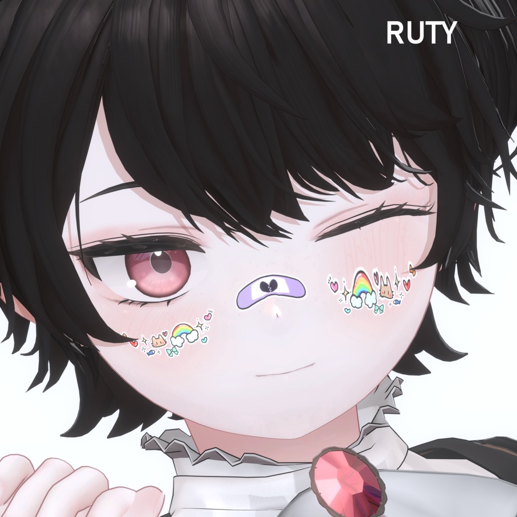 🍬 Candy Internet Face Sticker #Noirtone