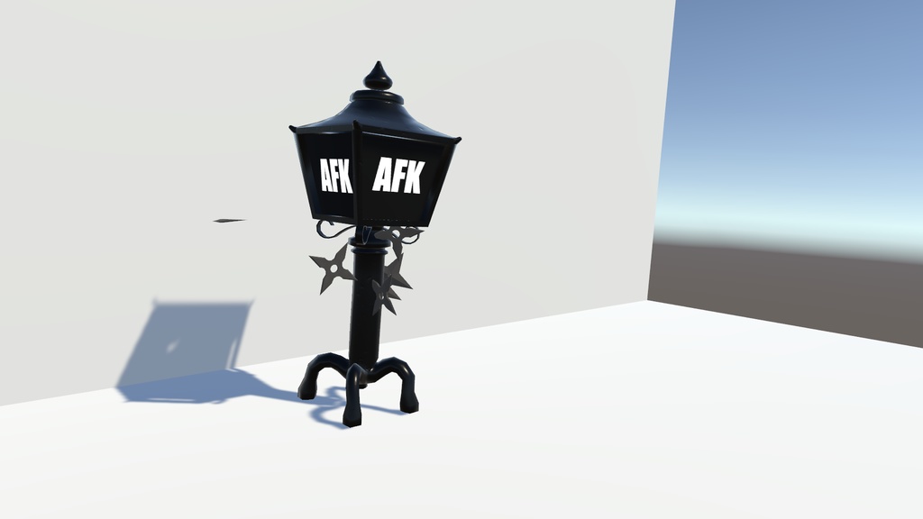 【VRChat想定】刺さる手裏剣